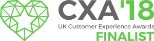 We are a finalist in the Customer Experience Awards 2018!
