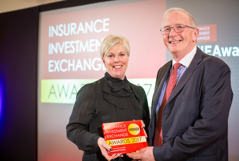 We win 'Best Small Insurer' award at industry awards event