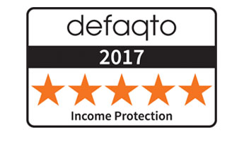 Our Income Protection plan has received a 5 Star Rating from Defaqto