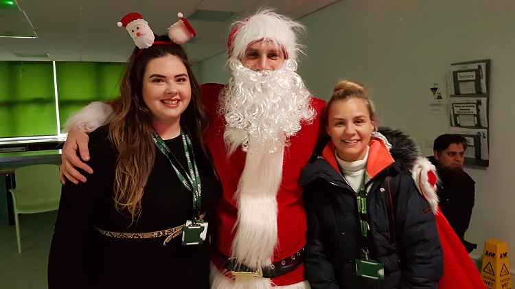 santa visits seashell trust